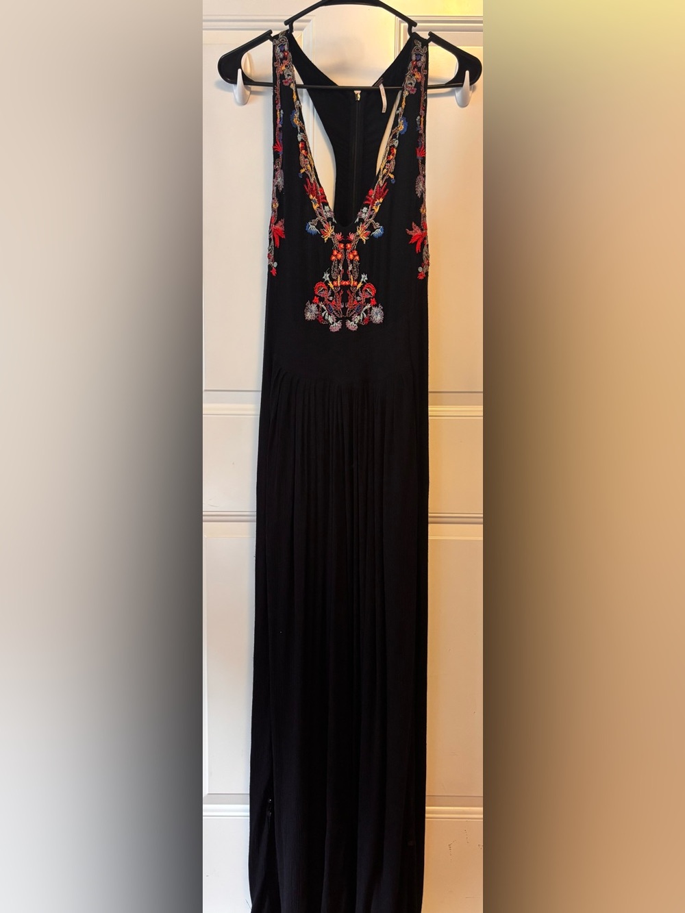 Free People Embroidered Jumpsuit